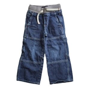 Mini Boden Blue Pinstripe Corduroy Kids Jeans